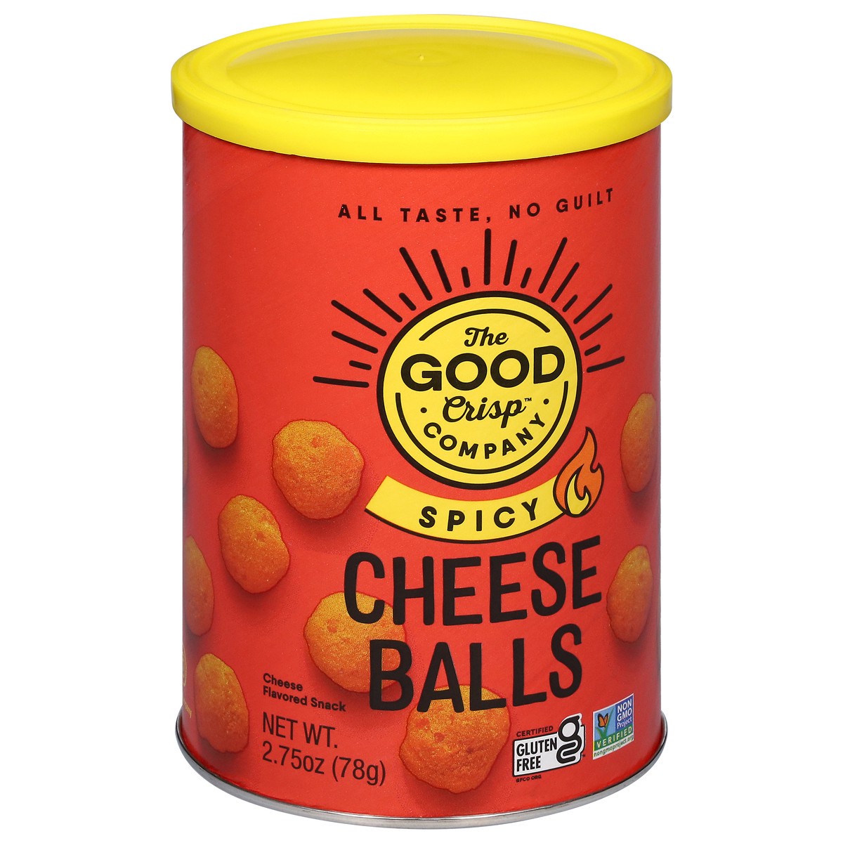slide 4 of 14, The Good Crisp Company Spicy Cheese Balls - 2.75 oz, 2.75 oz