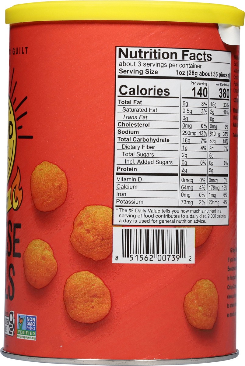 slide 6 of 14, The Good Crisp Company Spicy Cheese Balls - 2.75 oz, 2.75 oz