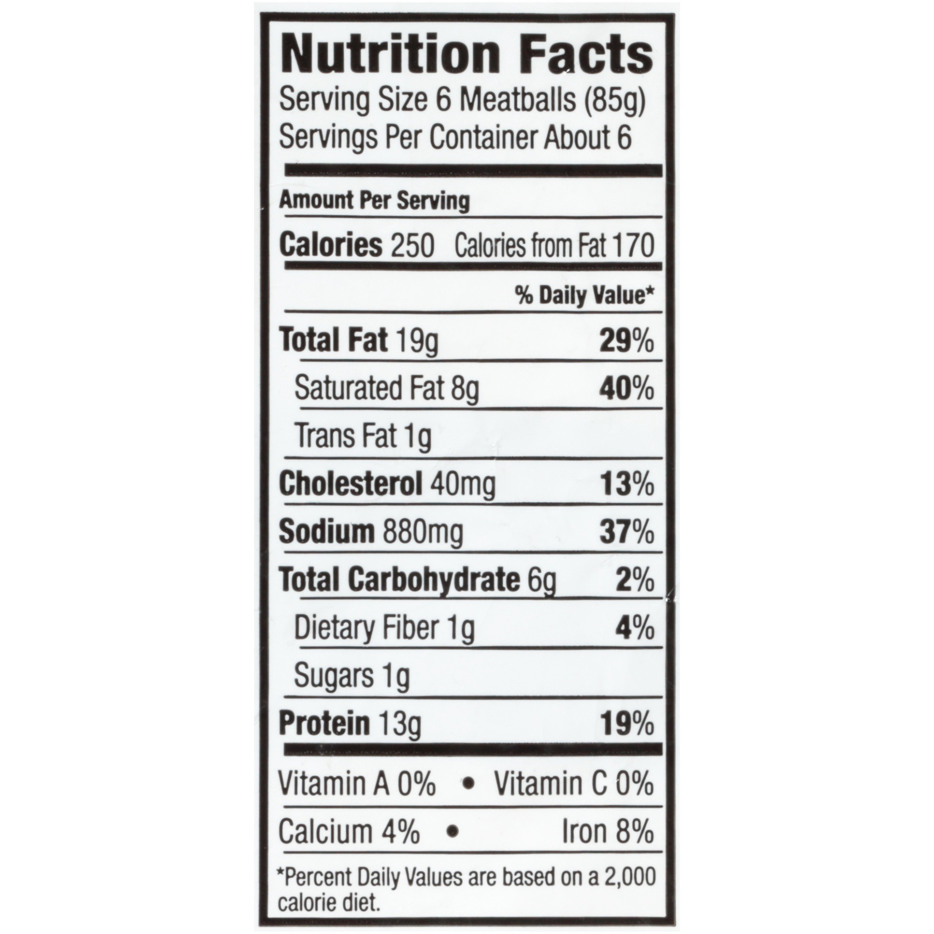 slide 4 of 6, Armour Beef Meatballs, 20 oz