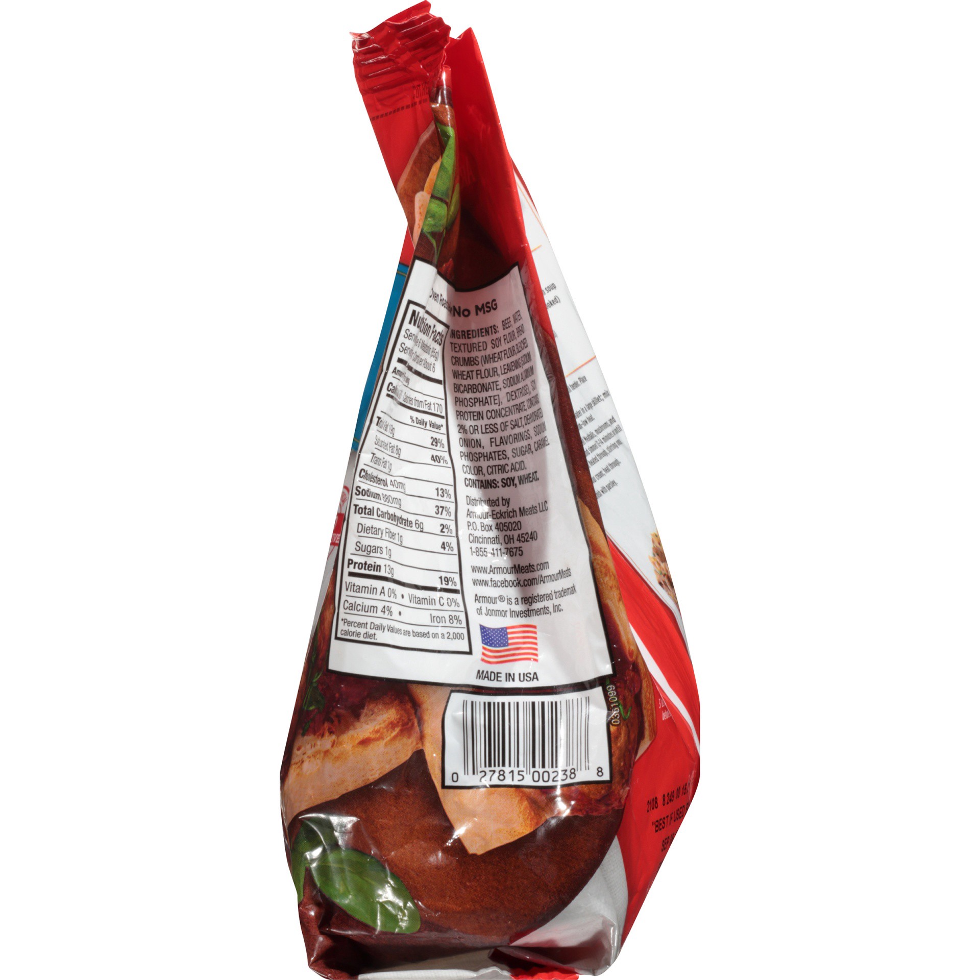 slide 6 of 6, Armour Beef Meatballs, 20 oz