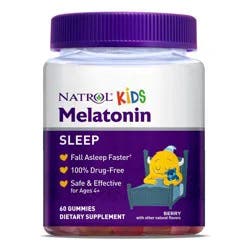 Natrol Kids Berry Melatonin Gummies 1Mg