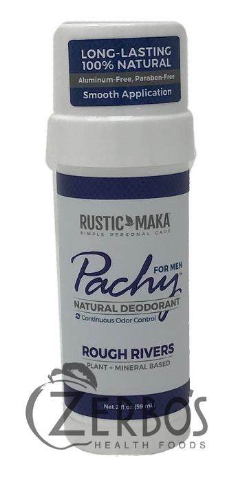 slide 1 of 1, Rustic Maka Pachy Rough Rivers Deodorant, 3.2 oz