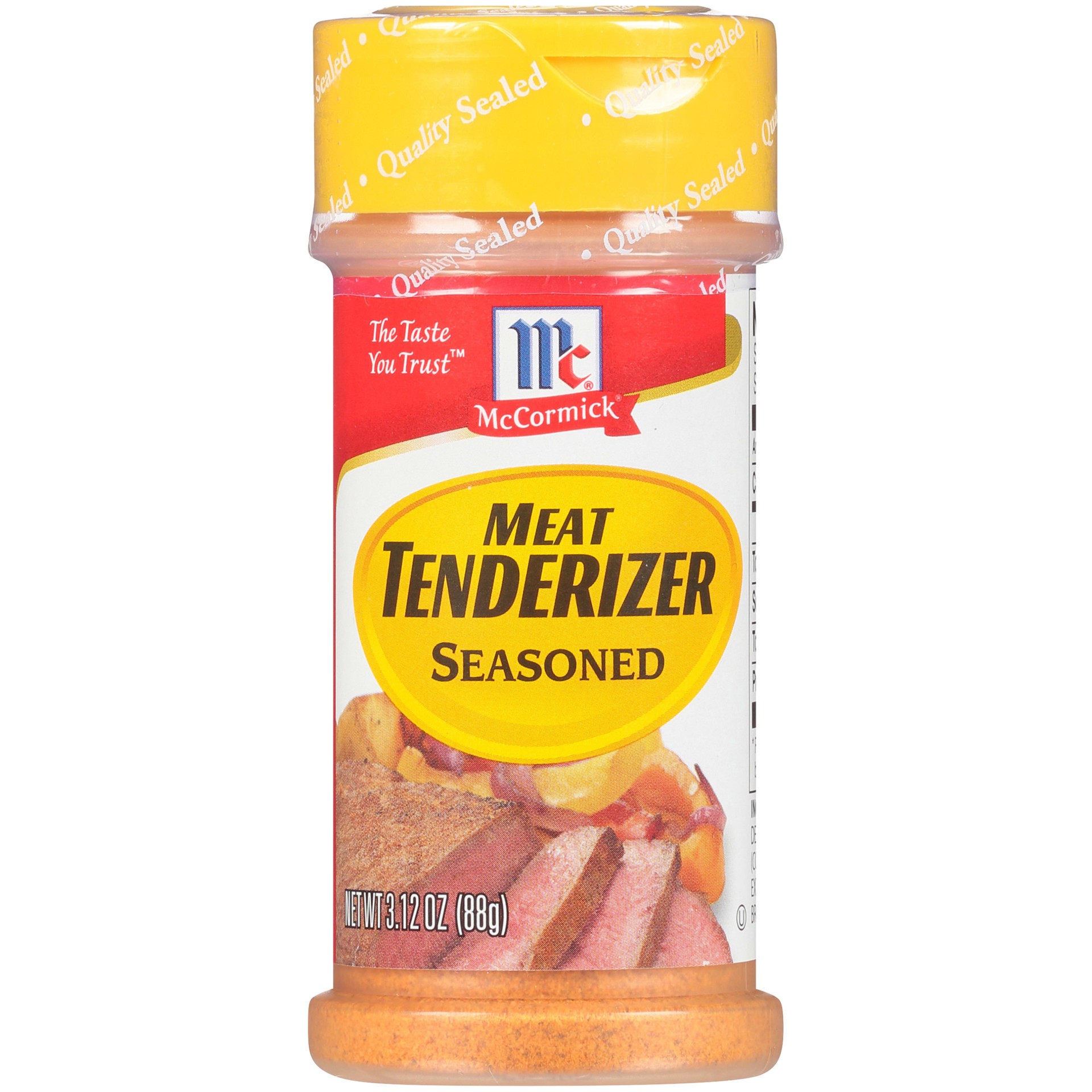 slide 1 of 5, McCormick Seasoned Meat Tenderizer, 3.12 oz, 3.12 oz