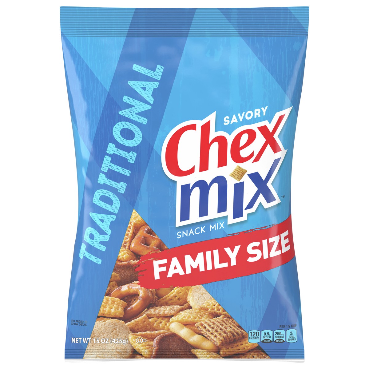 slide 1 of 9, Chex Mix Savory Traditional Snacks, 15 oz
