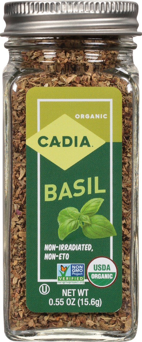 slide 6 of 13, Cadia Organic Basil 0.55 oz, 0.55 oz