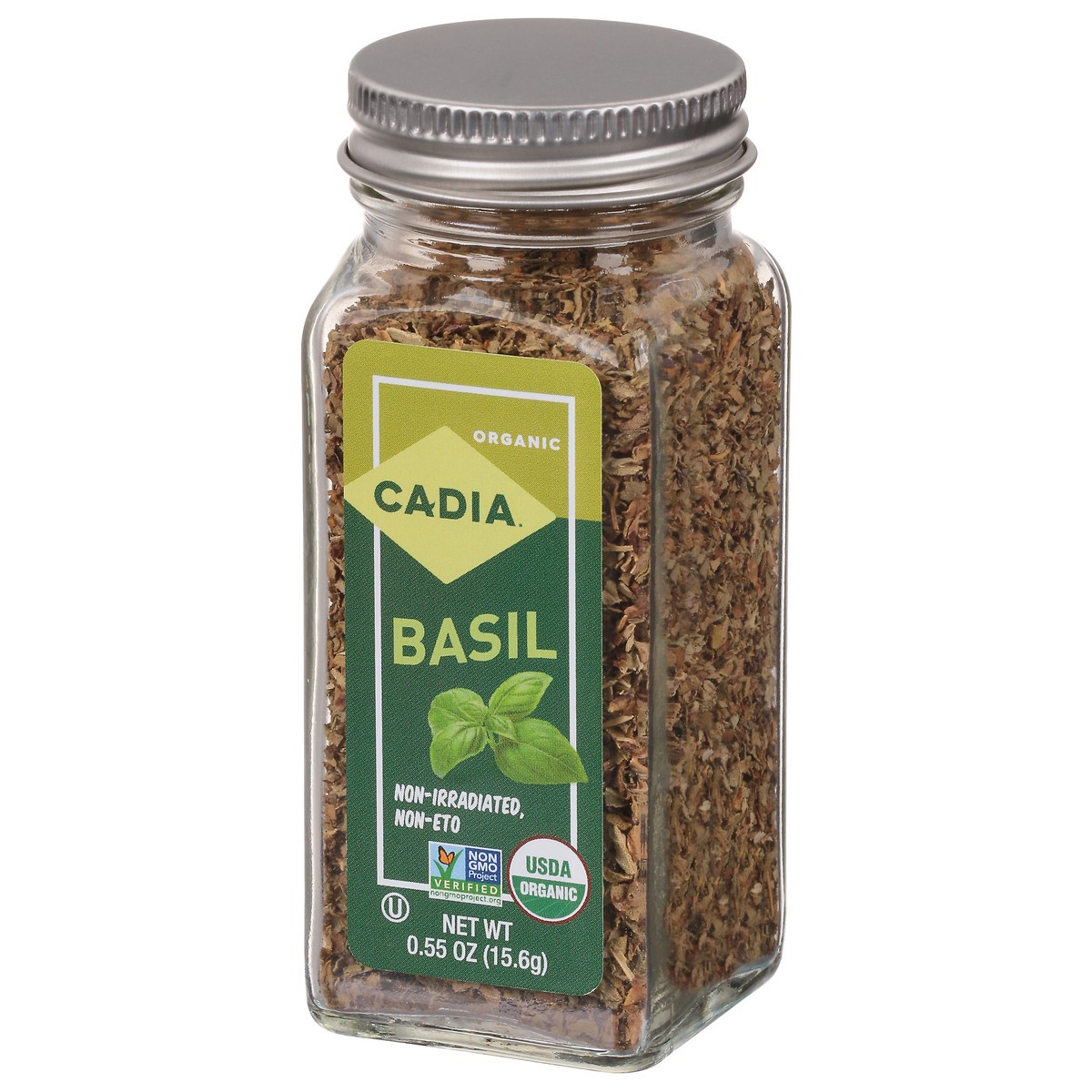 slide 3 of 13, Cadia Organic Basil 0.55 oz, 0.55 oz