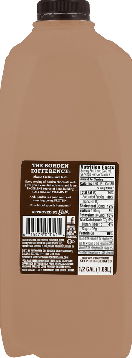 slide 5 of 7, Borden Milk 0.5 gl, 12 gal