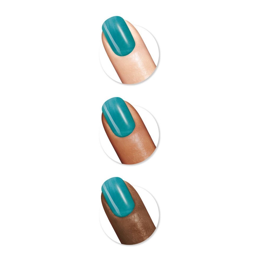 slide 3 of 4, Sally Hansen Insta-Dri Prismatic Shine Celes-Teal 055 Nail Color 9.17 ml, 9.17 ml