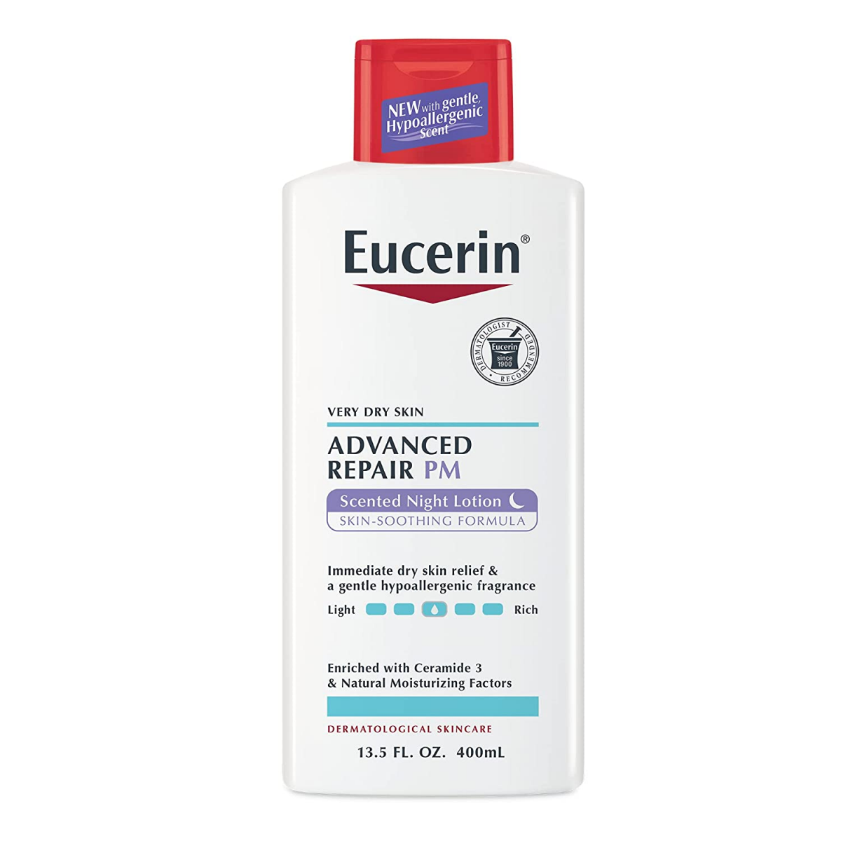 slide 1 of 2, Eucerin Advanced Repair Scented PM Lotion, 13.5 fl oz, 1 ct
