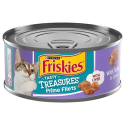 Purina Friskies Gravy Wet Cat Food, Tasty Treasures With Turkey & Liver