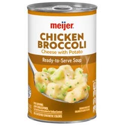 Meijer Chicken Broccoli Cheese Soup with Potato