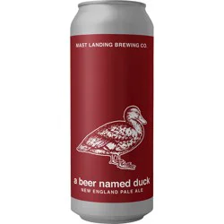 Mast Landing Brewing Co. New England Pale Ale A Beer Named Duck Beer 4 - 1 pt Cans