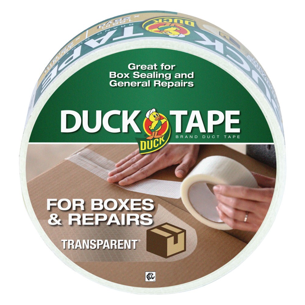 slide 1 of 1, Duck Brand - Transparent, 25 yard