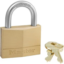 Master Lock Brass 4-Pin Cylinder Padlock
