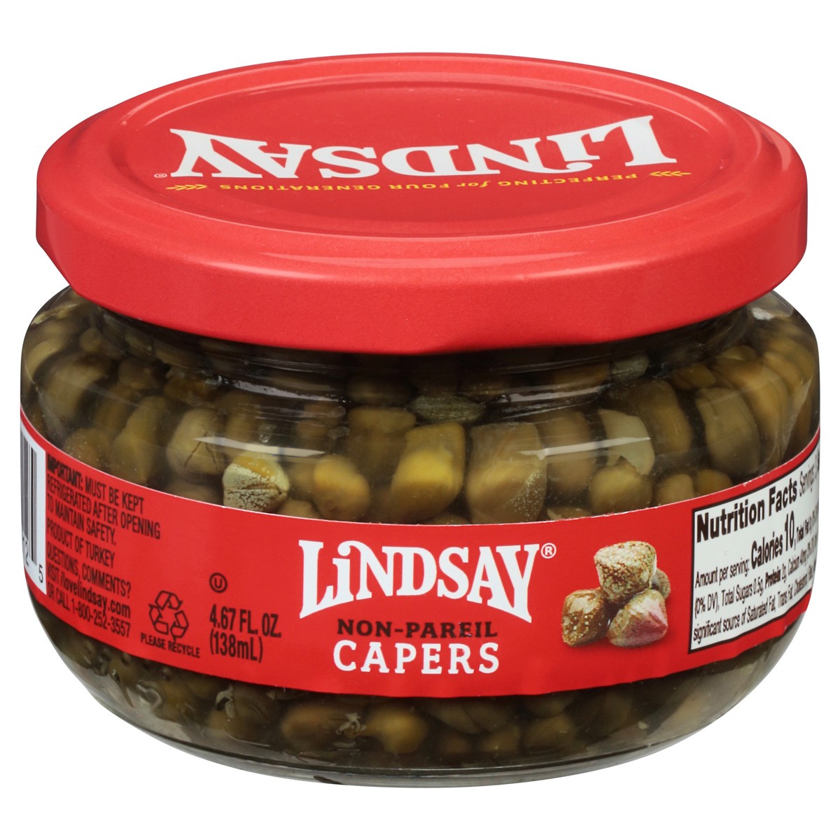 slide 11 of 11, Lindsay Non-Pareil Capers 4.67 fl oz, 3.75 oz