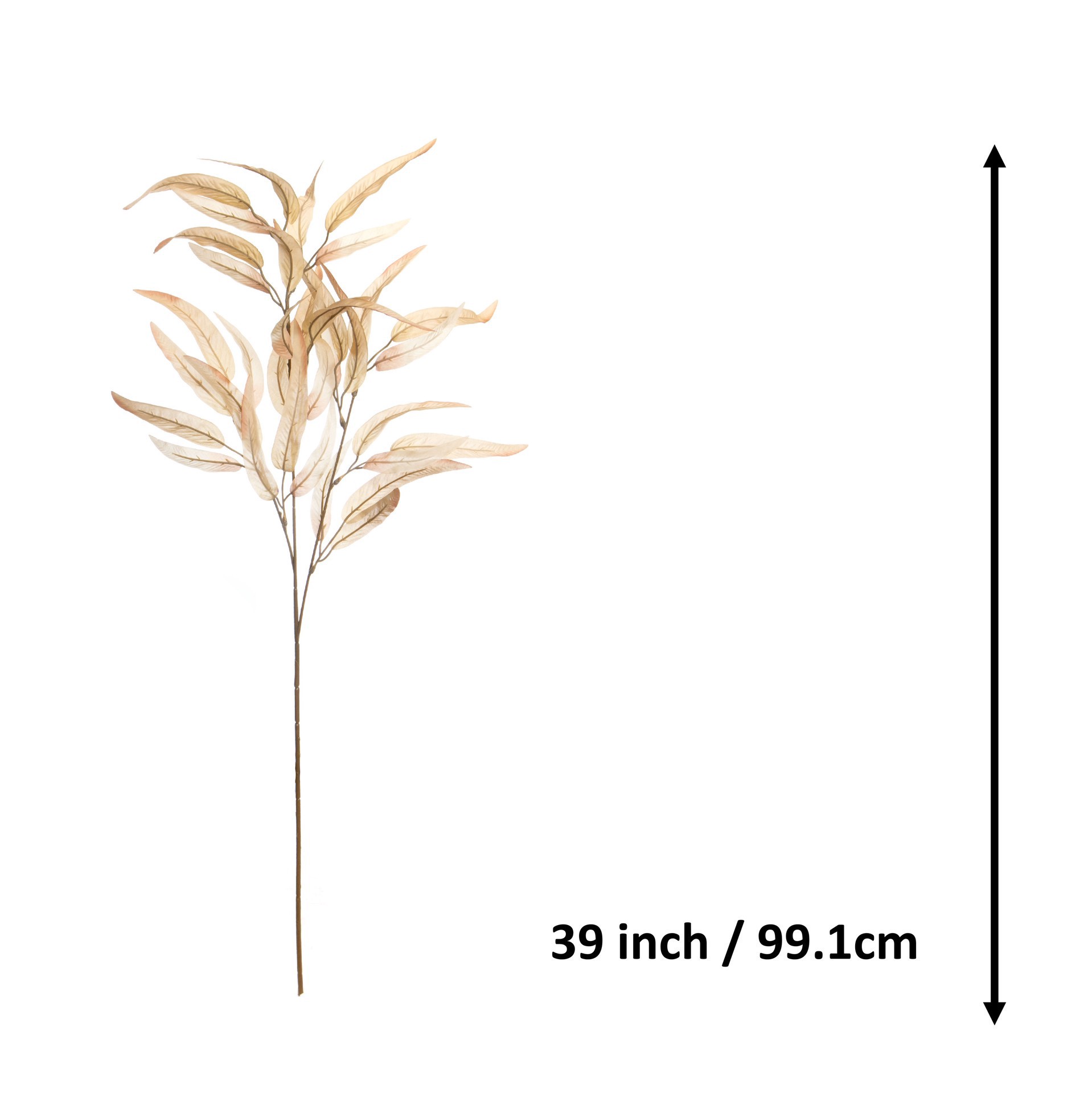 slide 2 of 3, 39" Cream Long Leaf Eucalyptus Stem By Ashland, 8 in x 1 in x 39 in