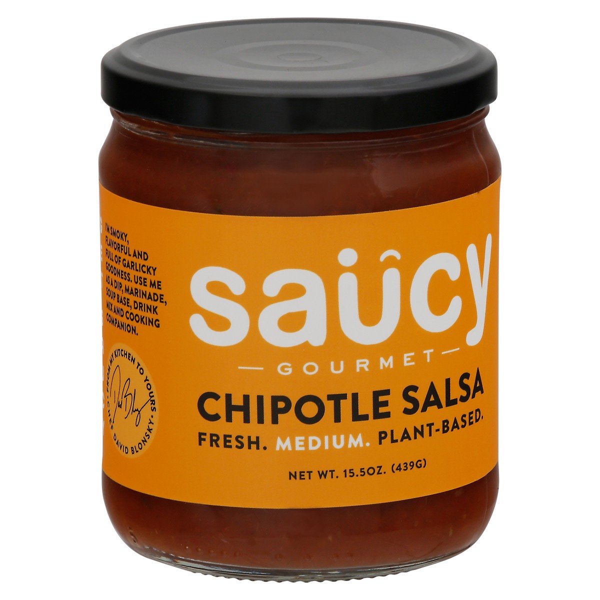 slide 8 of 9, Saucy Medium Chipotle Salsa 15.5 oz, 15.5z