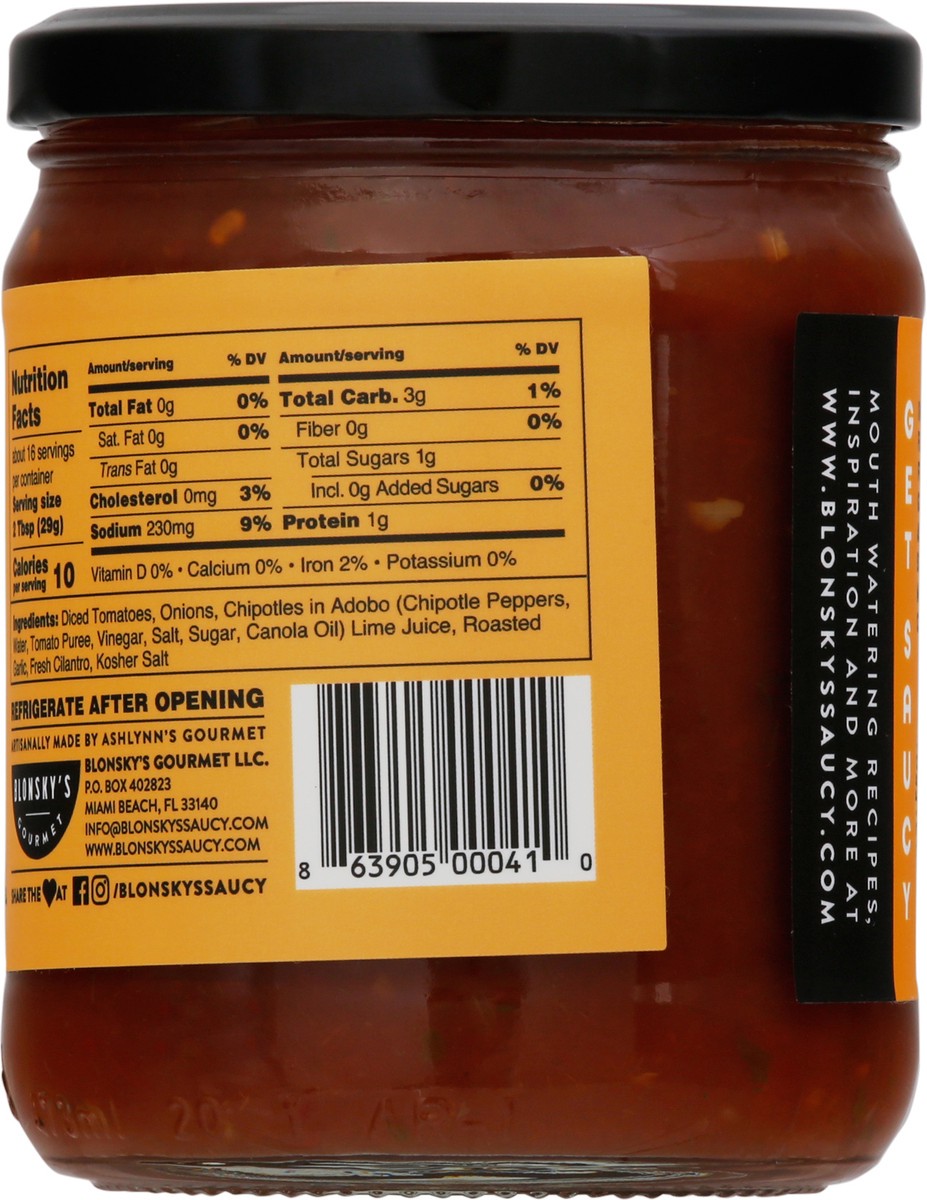 slide 4 of 9, Saucy Medium Chipotle Salsa 15.5 oz, 15.5z