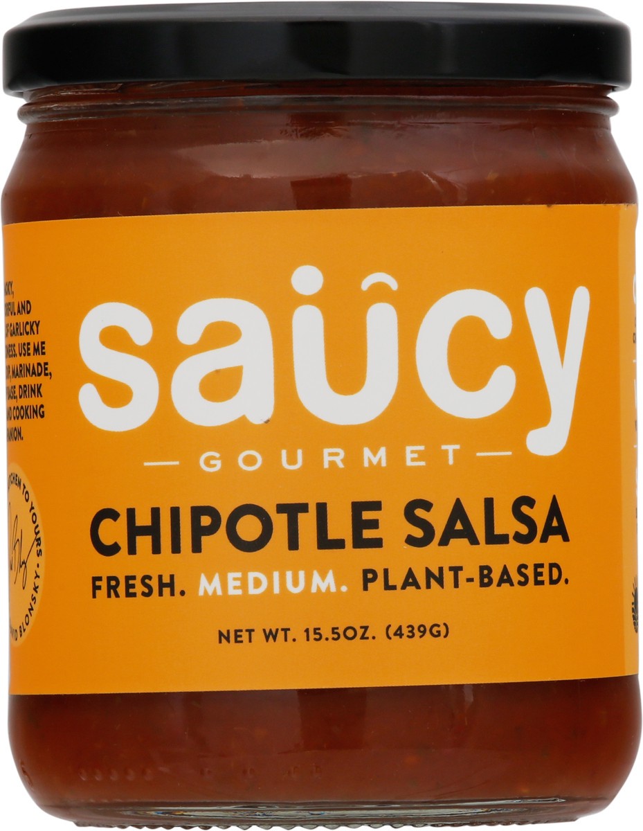 slide 5 of 9, Saucy Medium Chipotle Salsa 15.5 oz, 15.5z