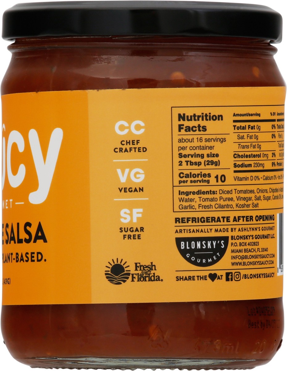 slide 9 of 9, Saucy Medium Chipotle Salsa 15.5 oz, 15.5z