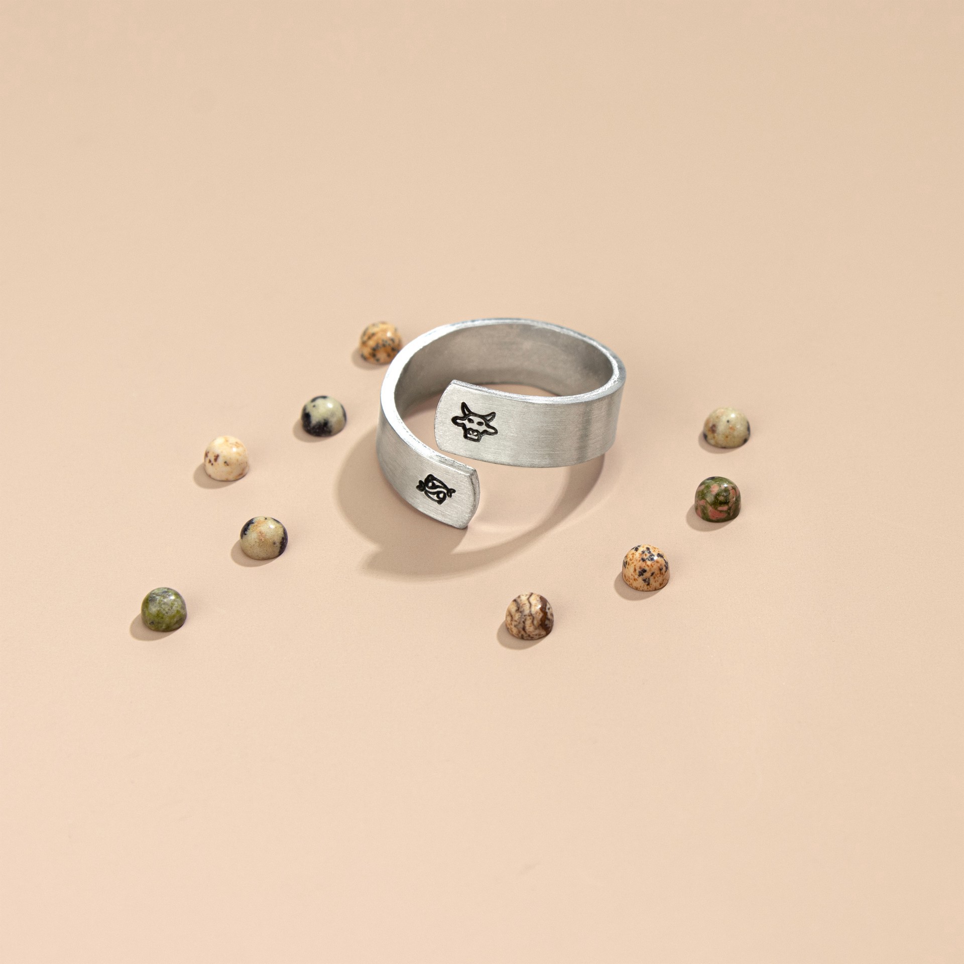 slide 5 of 5, Impressart 4mm Zodiac Metal Stamps Pack, 4 mm