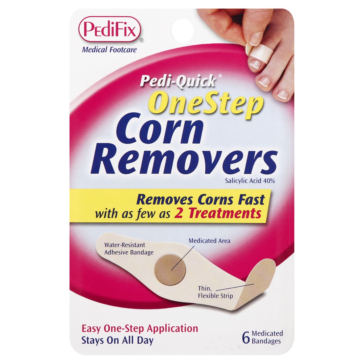 slide 2 of 3, PediFix Corn Removers 6 ea, 6 ct