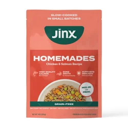 Jinx Homemades Chicken & Salmon Recipe Wet Natural Dog Food, Grain-Free, 9 oz. Pouch