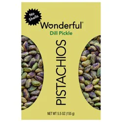 Wonderful Pistachios No Shells Dill Pickle Nuts, 5.5 oz Bag