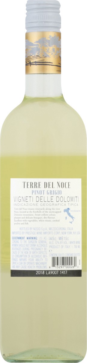 slide 5 of 7, Terra Del Noce Pinot Grigio 750 ml, 750 ml