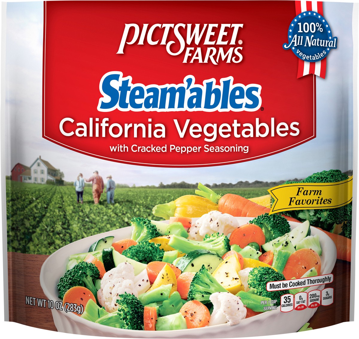 slide 2 of 3, PictSweet California Vegetables, 10 oz