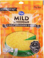 slide 1 of 1, Kroger Classic Fancy Shredded Mild Cheddar Cheese, 8 oz