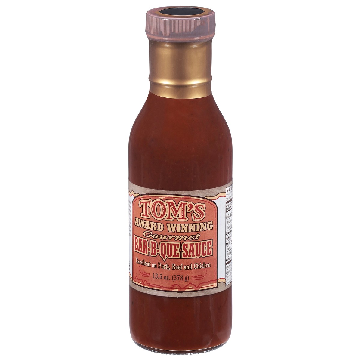 slide 10 of 15, Tom's Gourmet Bar-B-Que Sauce, 13.5 oz