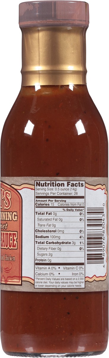 slide 7 of 15, Tom's Gourmet Bar-B-Que Sauce, 13.5 oz