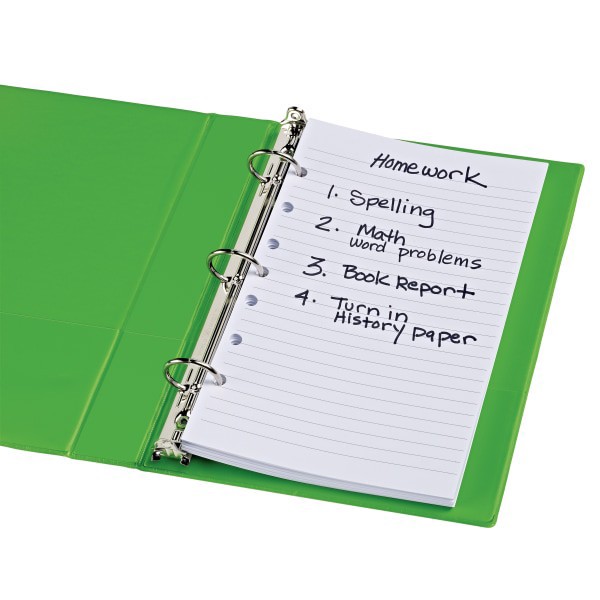 slide 3 of 5, Avery College Ruled Filler Paper White, 100 ct