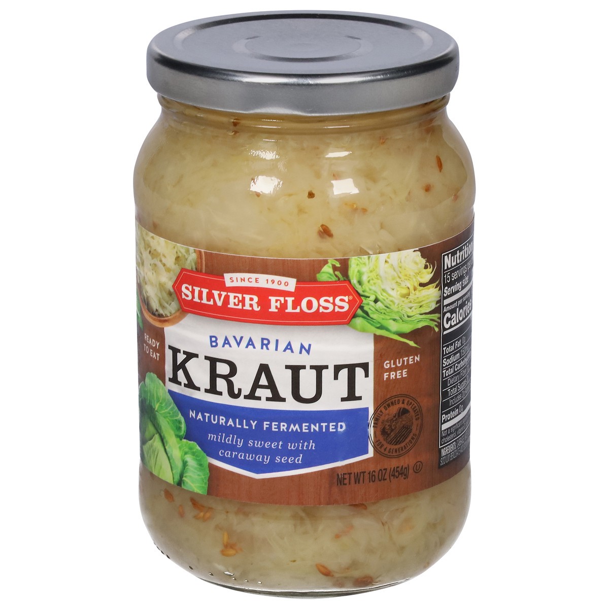 slide 5 of 9, Silver Floss Bavarian Sauerkraut, 16 oz