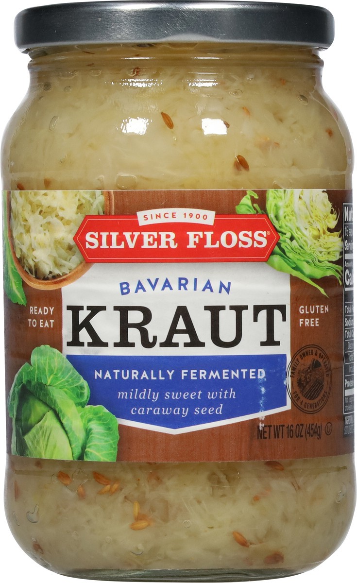 slide 8 of 9, Silver Floss Bavarian Sauerkraut, 16 oz