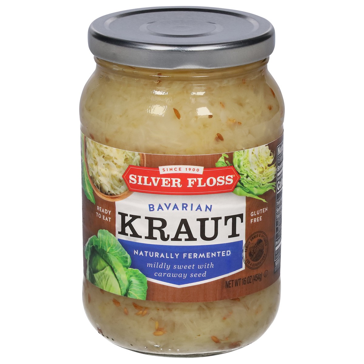 slide 1 of 9, Silver Floss Bavarian Sauerkraut, 16 oz