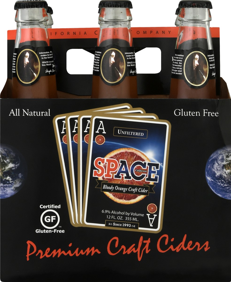 slide 6 of 9, Ace Cider Ace Blood Orange Space Cider 6Pk, 72 fl oz