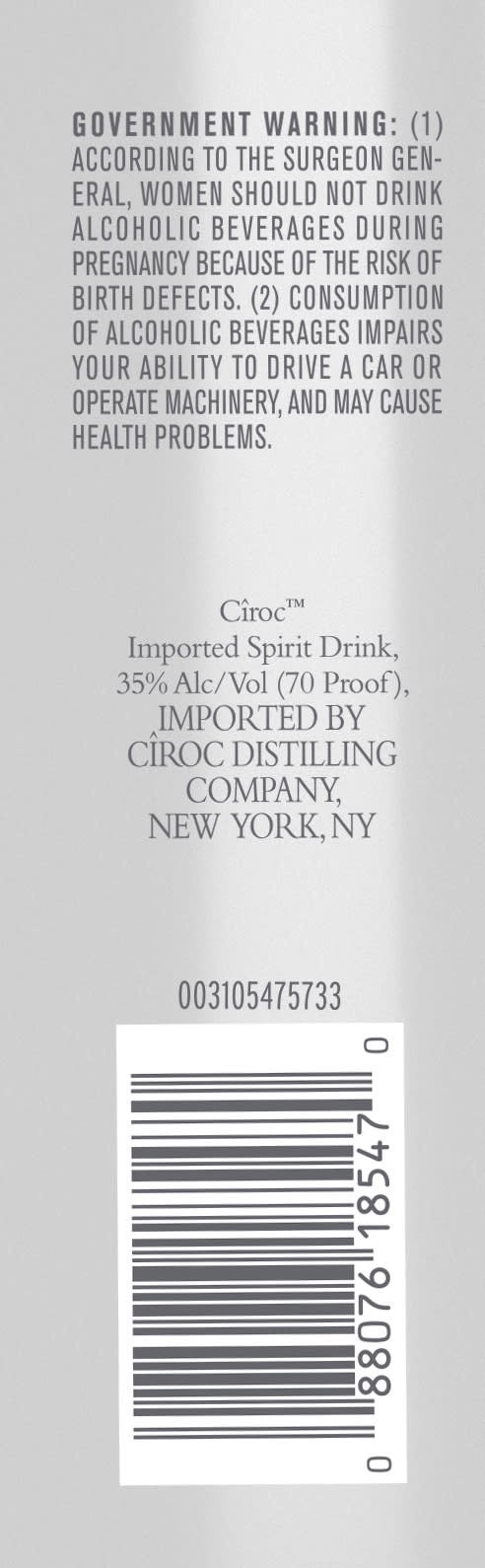 slide 2 of 4, CIROC Limited Edition Summer Watermelon (Made with Vodka Infused with Natural Flavors), 1 L, 1 liter