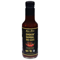 Kin Dee Smokin' Sambal BBQ Sauce 13.8 oz