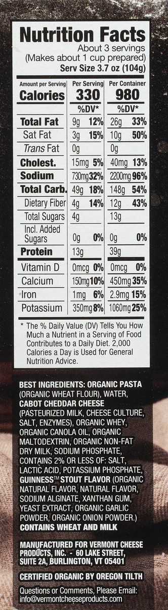 slide 4 of 9, Guinness Cabot Farmers Reserve Guinness Mac & Cheese, 11 oz