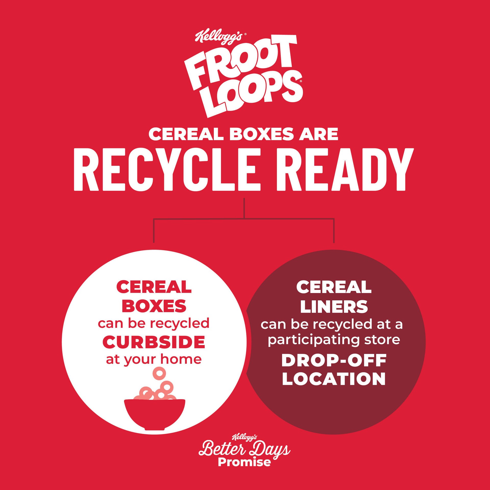 slide 2 of 5, Froot Loops Kellogg's Froot Loops Color Mix-Ups Cold Breakfast Cereal, Fruit Flavored, Kids Snacks, Original, 8.2oz Box, 1 Box, 8.2 oz