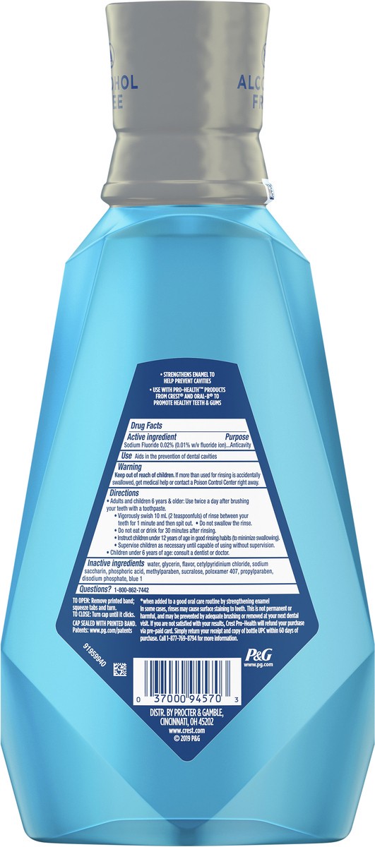 slide 2 of 3, Crest Pro-Health Advanced Mouthwash Alcohol Free Multi-Protection Fresh Mint - 33.8 fl oz, 33.8 fl oz