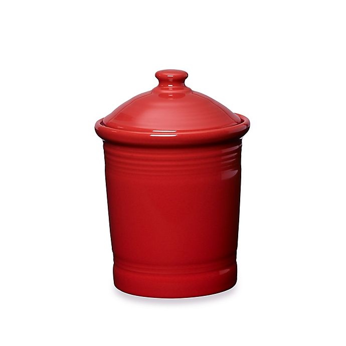 slide 1 of 3, Fiesta Small Canister - Scarlet, 1 ct