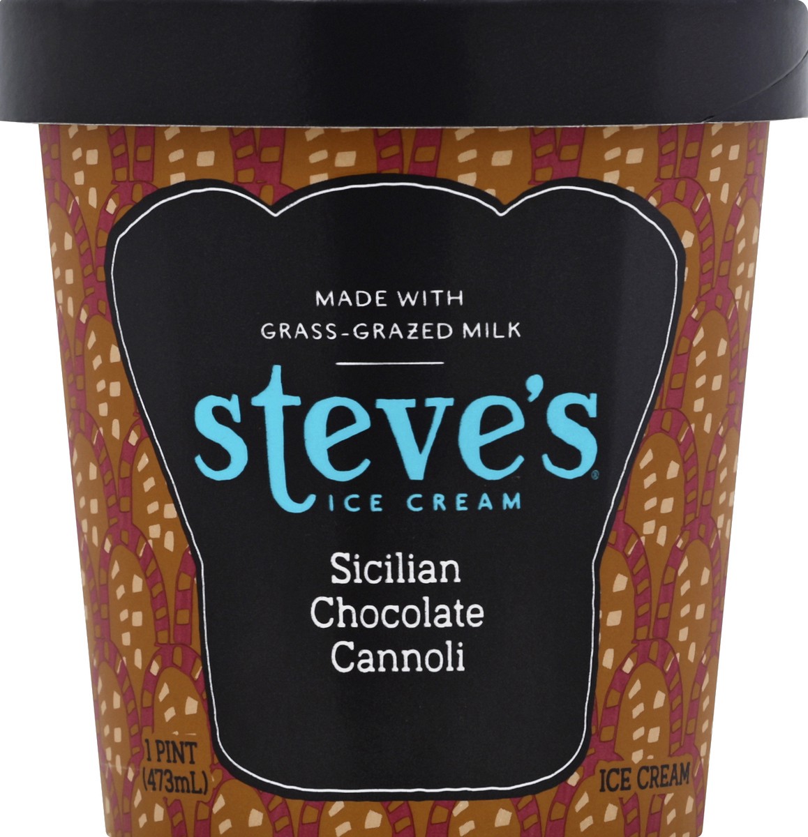 slide 3 of 6, Steve's Ice Cream Sicilian Chocolate Cannoli Ice Cream -16oz, 1 pint