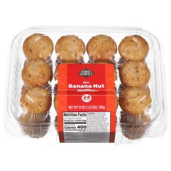 First Street Banana Nut Mini Muffins