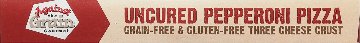 slide 10 of 11, Against the Grain Pizza, Uncured Pepperoni, Sharing Size, 15 oz