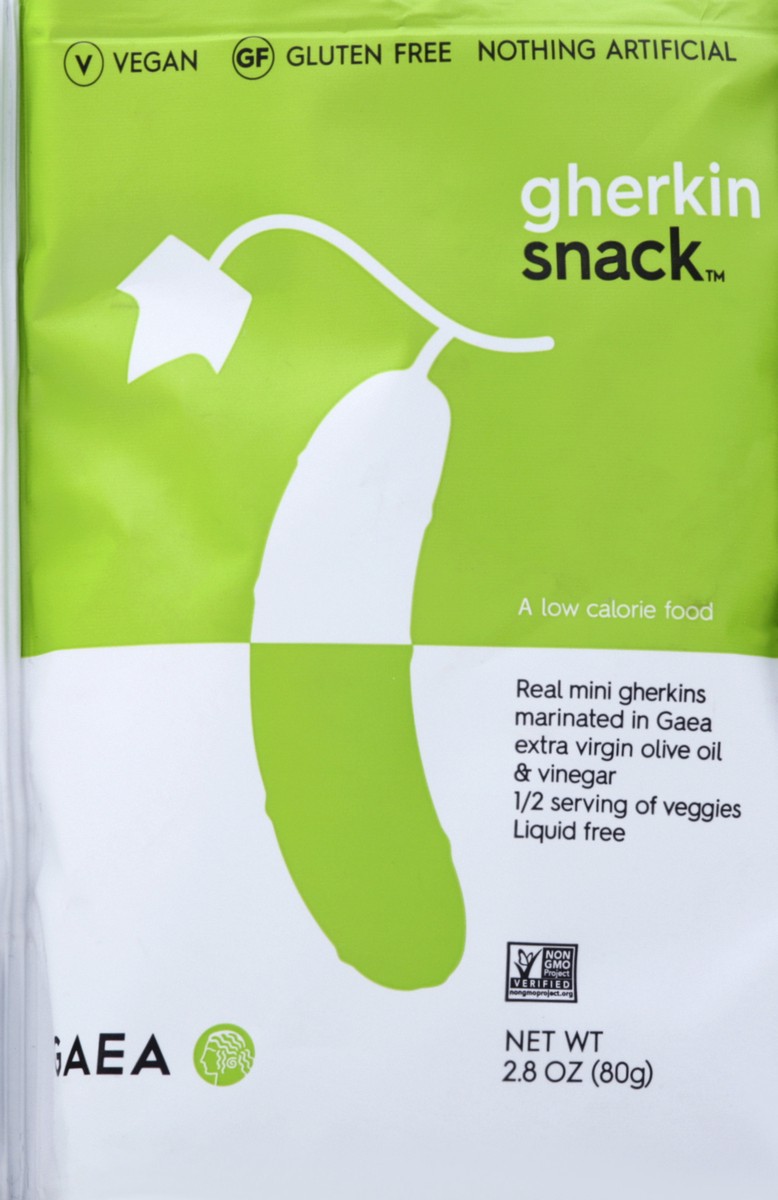 slide 3 of 13, Gaea Gluten Free Gherkin Snack 2.8 oz, 2.8 oz