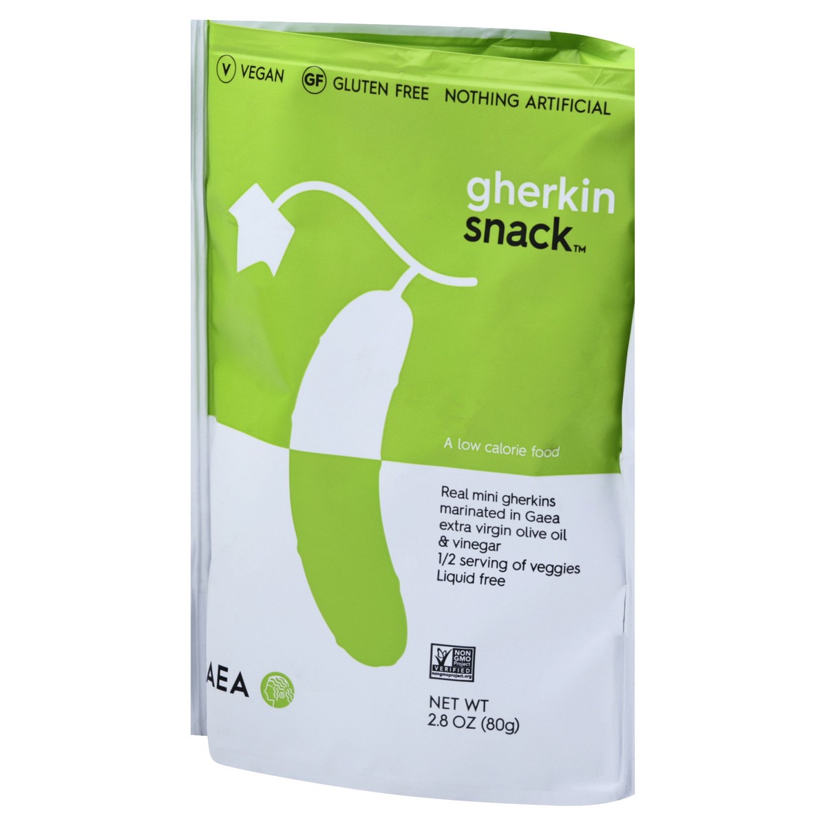 slide 8 of 13, Gaea Gluten Free Gherkin Snack 2.8 oz, 2.8 oz