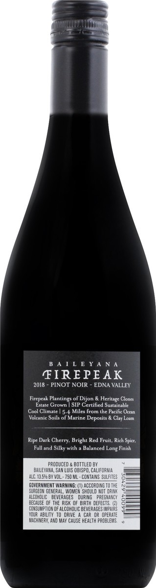 slide 7 of 8, Baileyana Pinot Noir 750 Ml, 750 ml